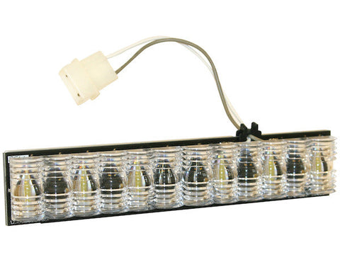 3032933 -Buyers Green Corner Strobe D-Fuser With 6 LED - Nick's Truck Parts