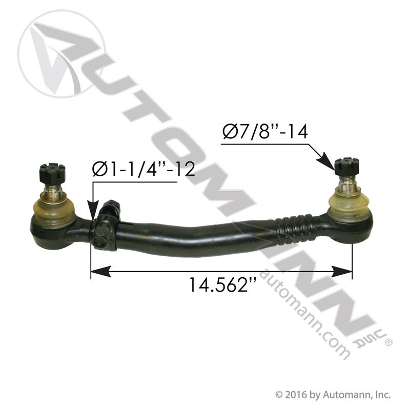 346-282-  Drag Link 17.130in C to C IHC - Nick's Truck Parts