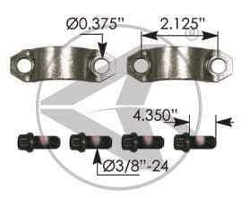 37038X-U-Joint Strap Kit, (product_type), (product_vendor) - Nick's Truck Parts