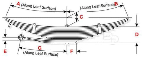 43-411 - Rear Leaf Spring - Ford, (product_type), (product_vendor) - Nick's Truck Parts