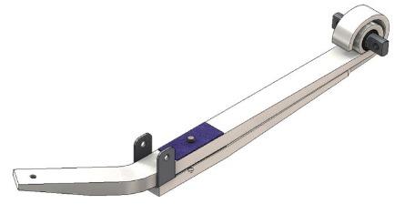 46-1213- Freightliner Taper Leaf Spring (Right Hand), (product_type), (product_vendor) - Nick's Truck Parts