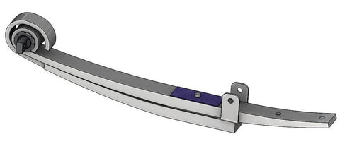 46-1445- Freightliner 2 Leaf Air Ride Spring RH, (product_type), (product_vendor) - Nick's Truck Parts