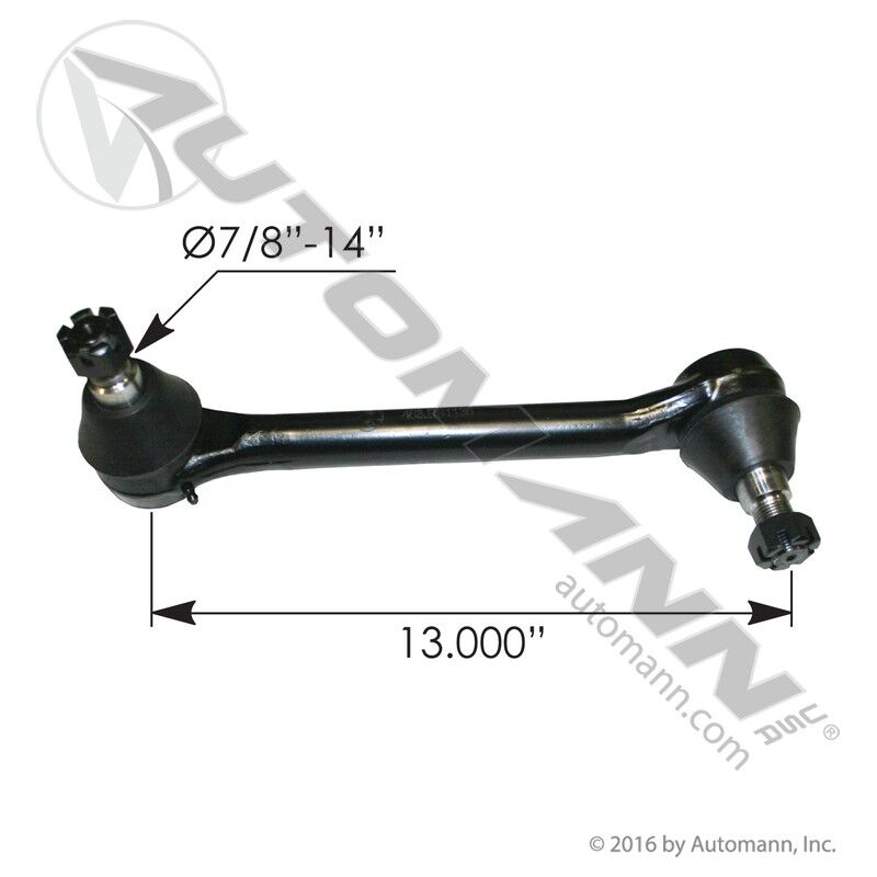 463.DS1136 - Drag Link 13.000in C to C Freightliner - Nick's Truck Parts