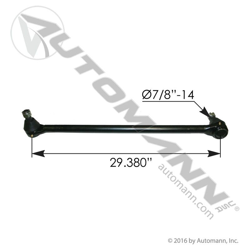 463.DS1219 -  Drag Link 29.380in C to C Freightliner - Nick's Truck Parts