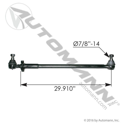 463.DS1299A - Drag Link 34.700in C to C IHC - Nick's Truck Parts