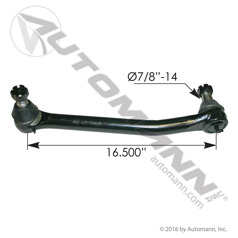 463.DS1302 - Drag Link 16.500in C to C IHC - Nick's Truck Parts