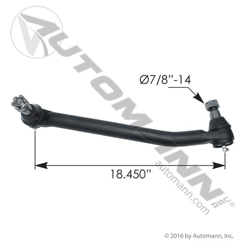 463.DS1305 - Drag Link 18.450in C to C IHC - Nick's Truck Parts