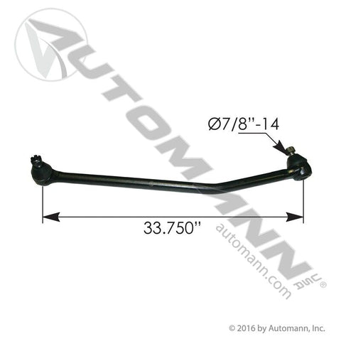 463.DS1306 - Drag Link 33.750in C to C IHC - Nick's Truck Parts