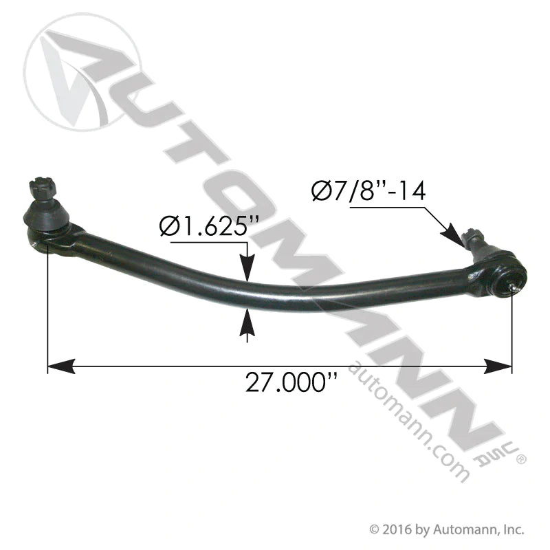 463.DS4384 - Drag Link 27.000in C to C Ford - Nick's Truck Parts