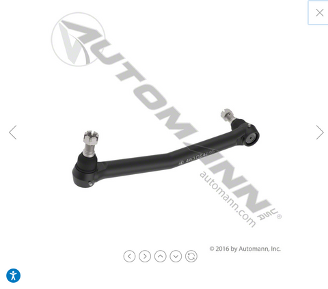 463.DS4695- Drag Link 18.500in C to C Freightliner - Nick's Truck Parts