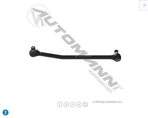 463.DS5450A- Drag Link 23.500in C to C Hino - Nick's Truck Parts