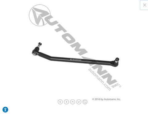 463.DS5925 - Drag Link 31.000in C to C Kenworth - Nick's Truck Parts