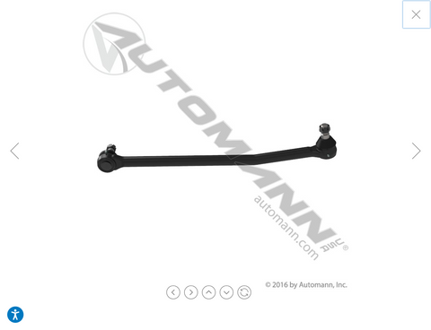 463.DS5935- Drag Link 29.000in C to C Kenworth - Nick's Truck Parts