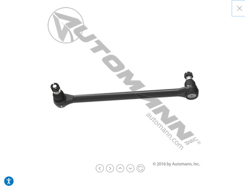 463.DS5947 - Drag Link 21.025in C to C Kenworth - Nick's Truck Parts