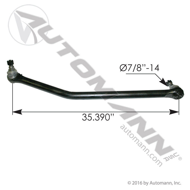 463.DS6213 - Drag Link 35.390in C to C Mack - Nick's Truck Parts