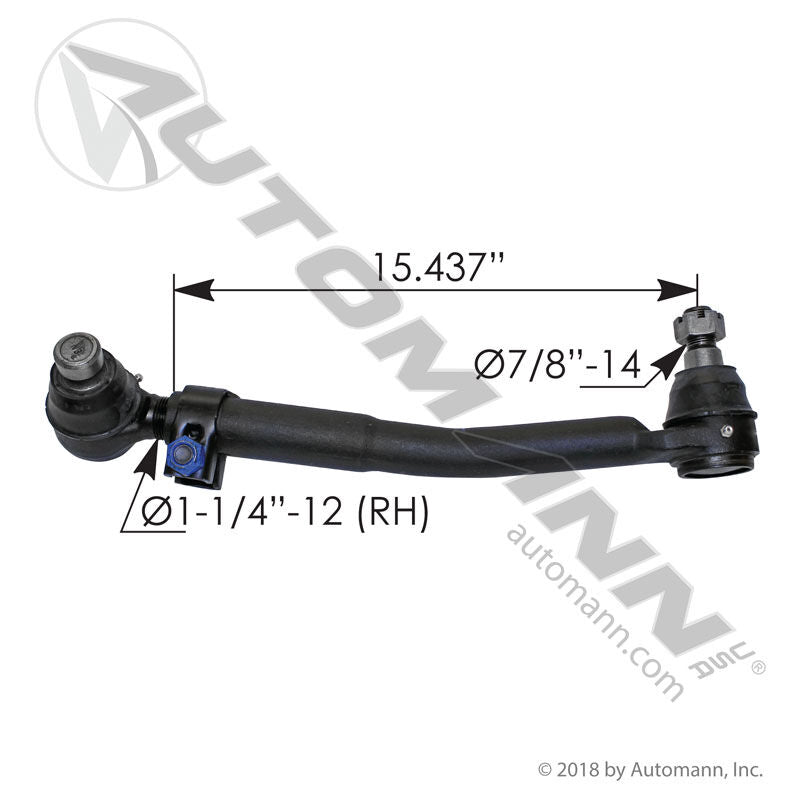 463.DS6221 - Drag Link 20.437in C to C Mack - Nick's Truck Parts