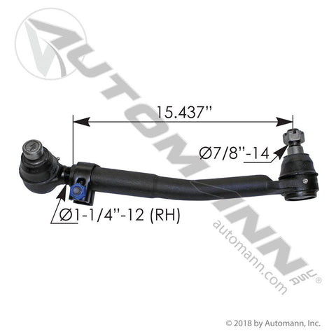 463.DS6221 - Drag Link 20.437in C to C Mack - Nick's Truck Parts