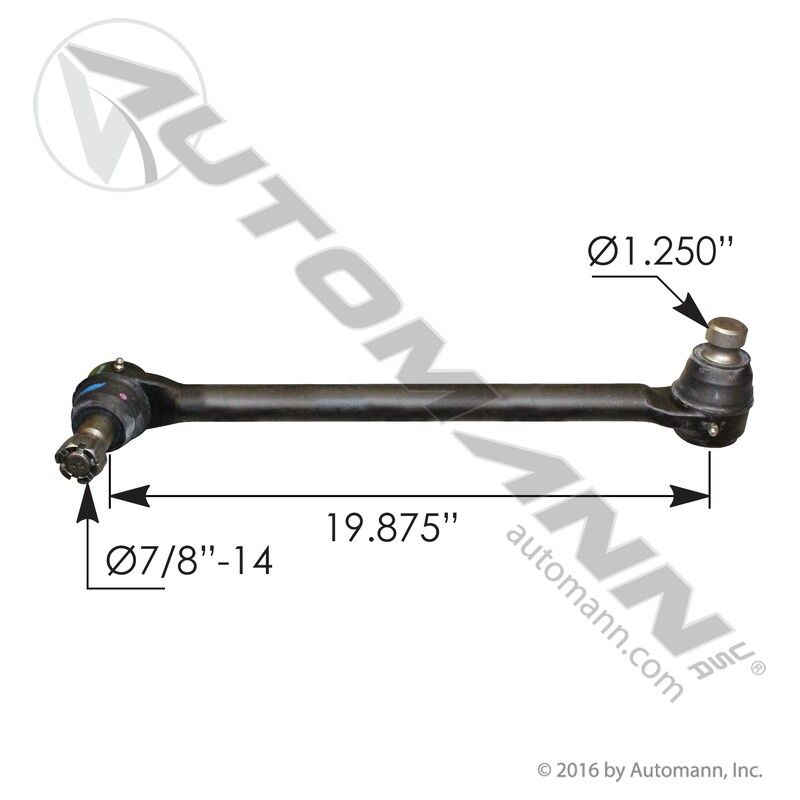 463.DS6237 - Drag Link 19.875in C to C Mack - Nick's Truck Parts