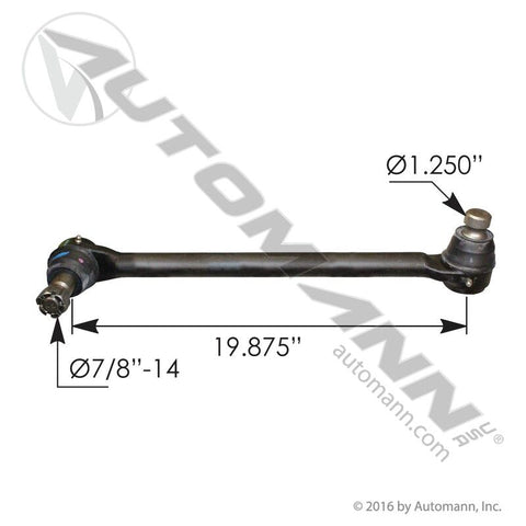 463.DS6237 - Drag Link 19.875in C to C Mack - Nick's Truck Parts