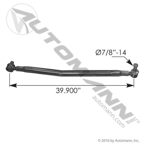 463.DS6239 - Drag Link 39.900in C to C Mack - Nick's Truck Parts