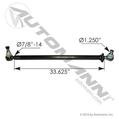 463.DS6276 - Drag Link 35.440in C to C Mack - Nick's Truck Parts