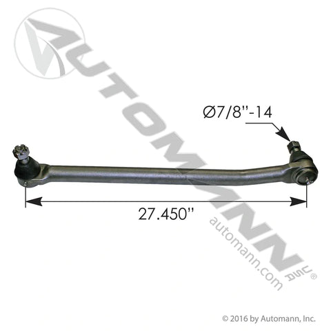 463.DS1444 - Drag Link 27.450in C to C Ford/Sterling - Nick's Truck Parts