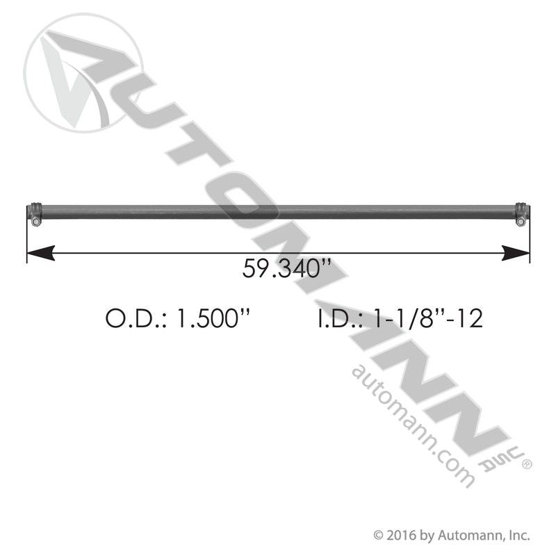 464.1379S- Ford Cross Tube - Nick's Truck Parts
