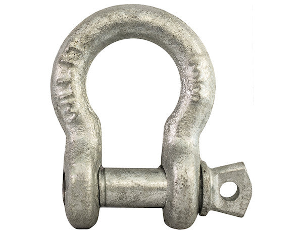 Buyers-5480375-3/8in. Galvanized Anchor Shackle with Screw Pin, (product_type), (product_vendor) - Nick's Truck Parts