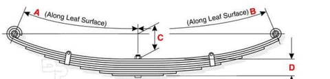 55-1214 - Front Leaf Spring - International, (product_type), (product_vendor) - Nick's Truck Parts