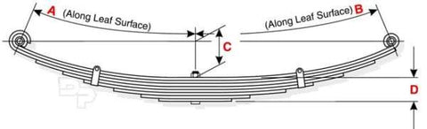 55-862  -  International Leaf Spring, (product_type), (product_vendor) - Nick's Truck Parts