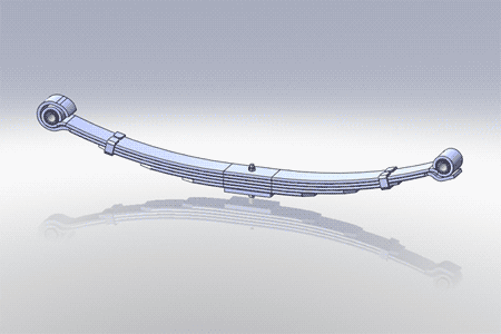 55-892-International  5 Leaf Spring 5/PD, (product_type), (product_vendor) - Nick's Truck Parts