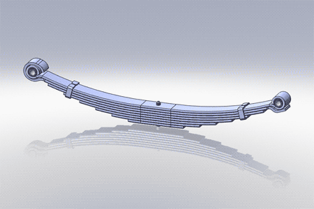 55-894HD-International  7 Leaf HD Spring, (product_type), (product_vendor) - Nick's Truck Parts