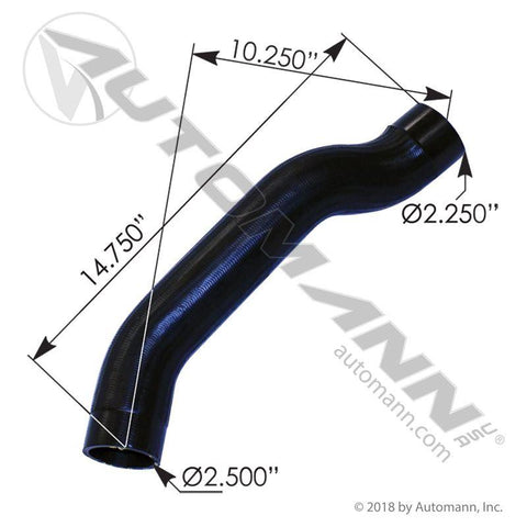 561.62461 - Coolant Hose Upper Mack - Nick's Truck Parts