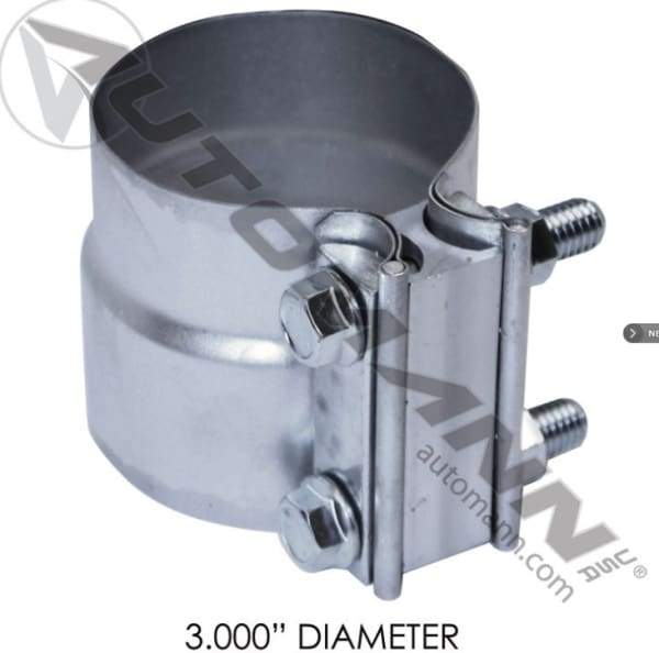 562.U3103A-Band Clamp Preformed 3in Aluminized, (product_type), (product_vendor) - Nick's Truck Parts