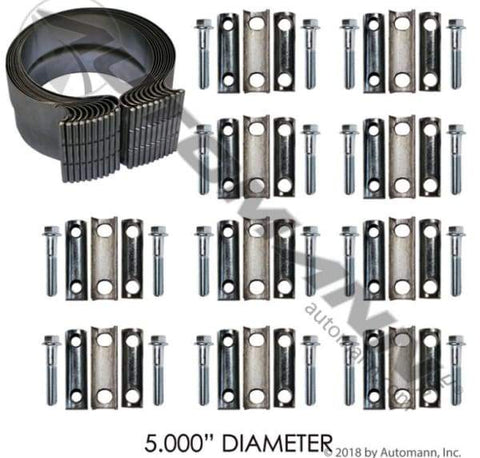 562.U3105ABK-T-Band Clamp Preformed Torca 5in, (product_type), (product_vendor) - Nick's Truck Parts