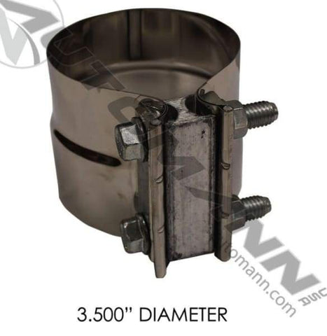 562.U3135SS-T-Band Clamp Preformed Torca 3.5in S.Steel, (product_type), (product_vendor) - Nick's Truck Parts