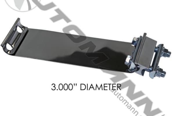 562.U3203SS-Band Clamp Flat 3in S.Steel, (product_type), (product_vendor) - Nick's Truck Parts