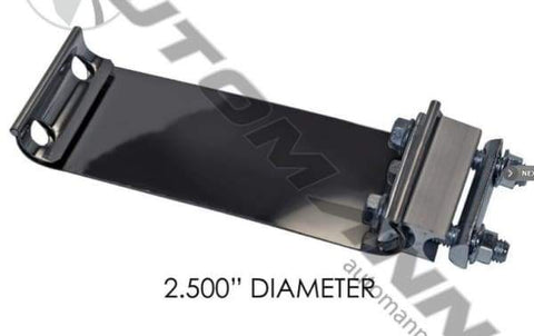 562.U3225SS-T-Band Clamp Flat Torca 2.5in S.Steel, (product_type), (product_vendor) - Nick's Truck Parts