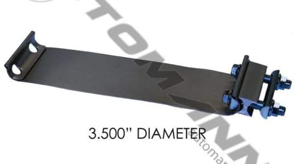 562.U3235SS-Band Clamp Flat 3.5in S.Steel, (product_type), (product_vendor) - Nick's Truck Parts