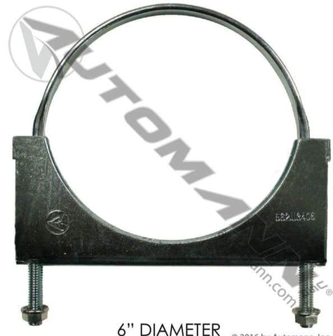 562.U3406-Double Saddle Clamp 6in, (product_type), (product_vendor) - Nick's Truck Parts