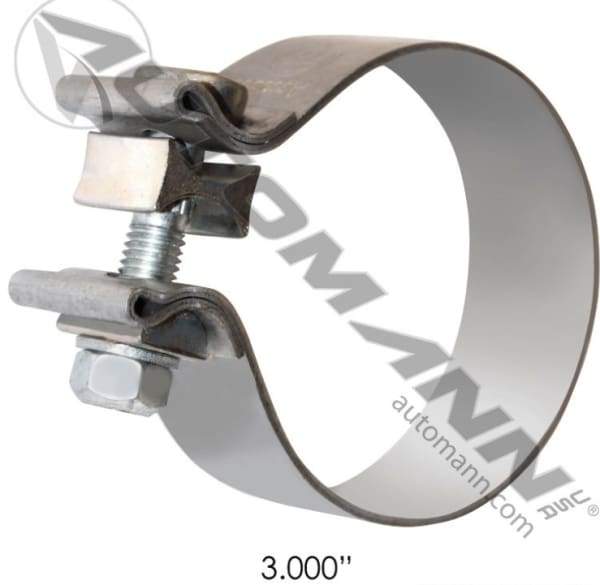 562.U3703A-T-Band Clamp 3in ALZ 1.25in Wide Torca, (product_type), (product_vendor) - Nick's Truck Parts