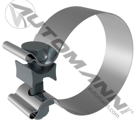 562.U3704SS-Band Clamp 4in S. Steel 1.25in W, (product_type), (product_vendor) - Nick's Truck Parts
