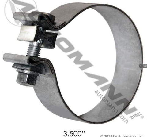 562.U3735A-T-Band Clamp 3.5in ALZ 1.25in Wide Torca, (product_type), (product_vendor) - Nick's Truck Parts