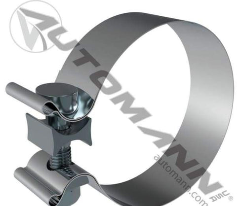 562.U3735SS-Band Clamp 3.5in S. Steel 1.25in W, (product_type), (product_vendor) - Nick's Truck Parts