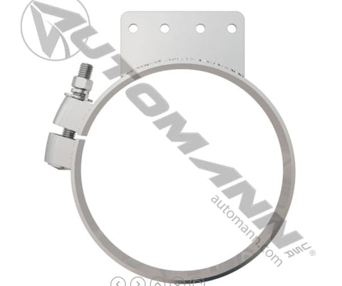 562.U5961BKC-Stack Mtg Bracket 6in Chrome Kenworth, (product_type), (product_vendor) - Nick's Truck Parts