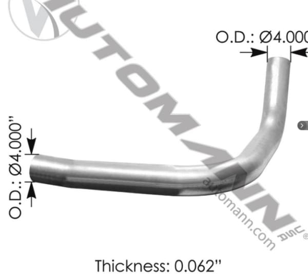562.U6232611A-Exhaust Pipe ALZ Mack, (product_type), (product_vendor) - Nick's Truck Parts