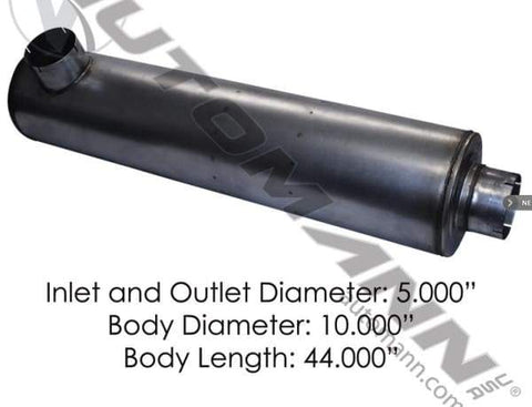562.U65101-Muffler 5in Inlet/Outlet 10in Body, (product_type), (product_vendor) - Nick's Truck Parts
