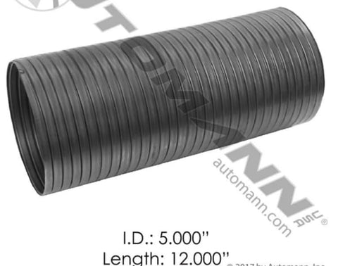 562.U7350-12G Flex Tubing 5in X 12in Galvanized, (product_type), (product_vendor) - Nick's Truck Parts