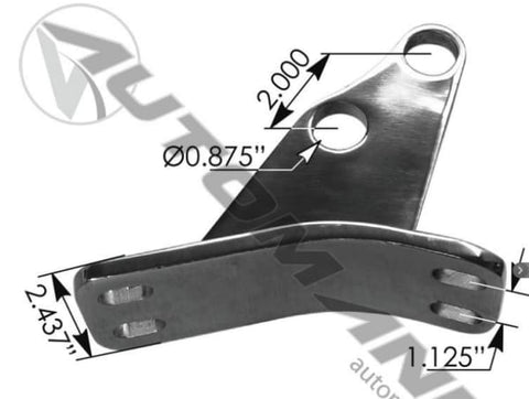 562.U7514186SS-Mounting Bracket Peterbilt, (product_type), (product_vendor) - Nick's Truck Parts