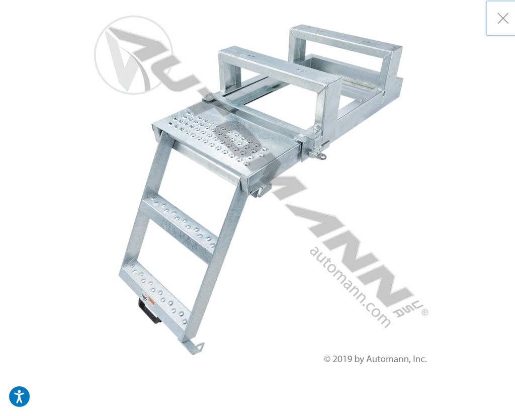 562.PL2201 - Pullout Ladder 2 Step w/Platform - Nick's Truck Parts